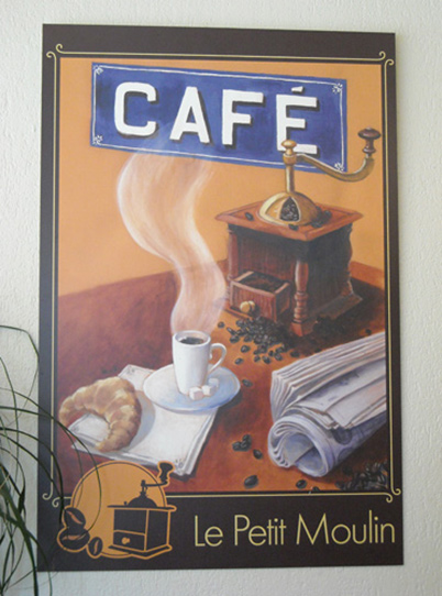 affiche de café