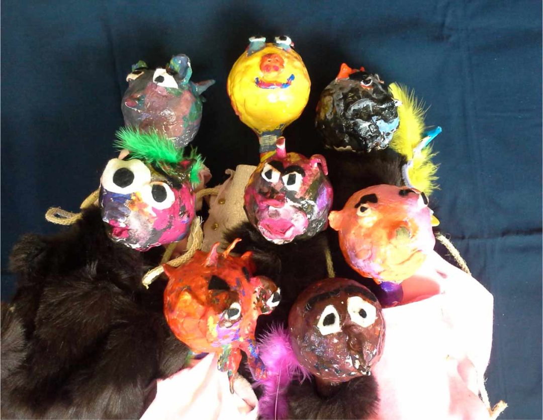 Image de marionnettes d'art-thérapie